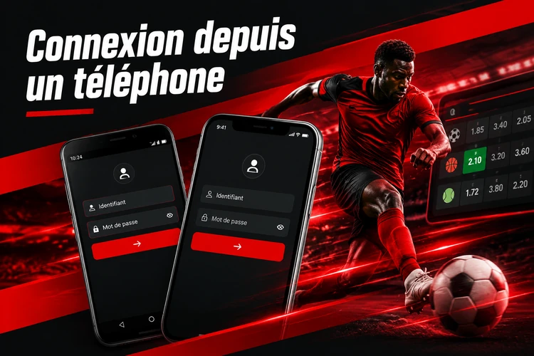Connexion depuis un téléphone